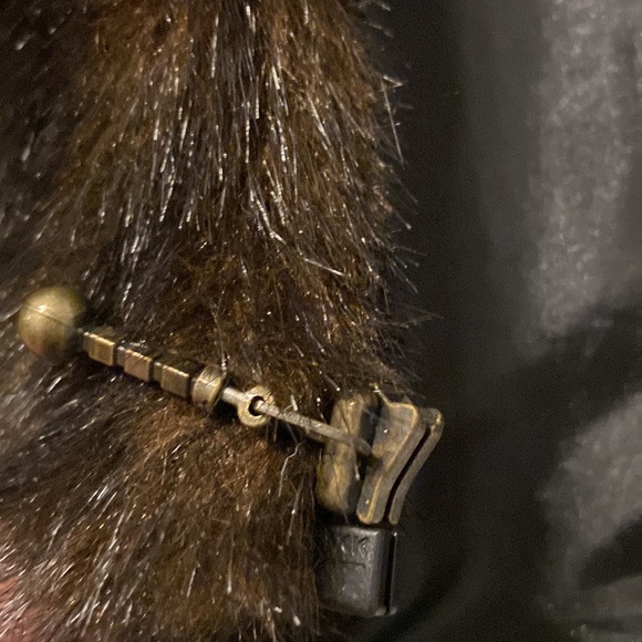 Faux Mink Preston & York Vest size L excellent condition long 24” bust 38” - Picture 7 of 8